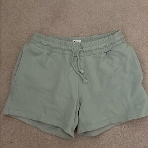 Muted mint ZYIA relaxation shorts